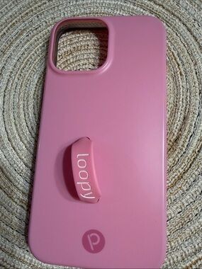Bubblegum pink Loopy case iPhone 13 pro max